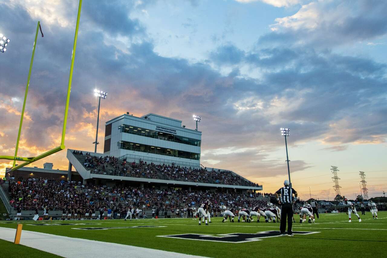 High school football field
