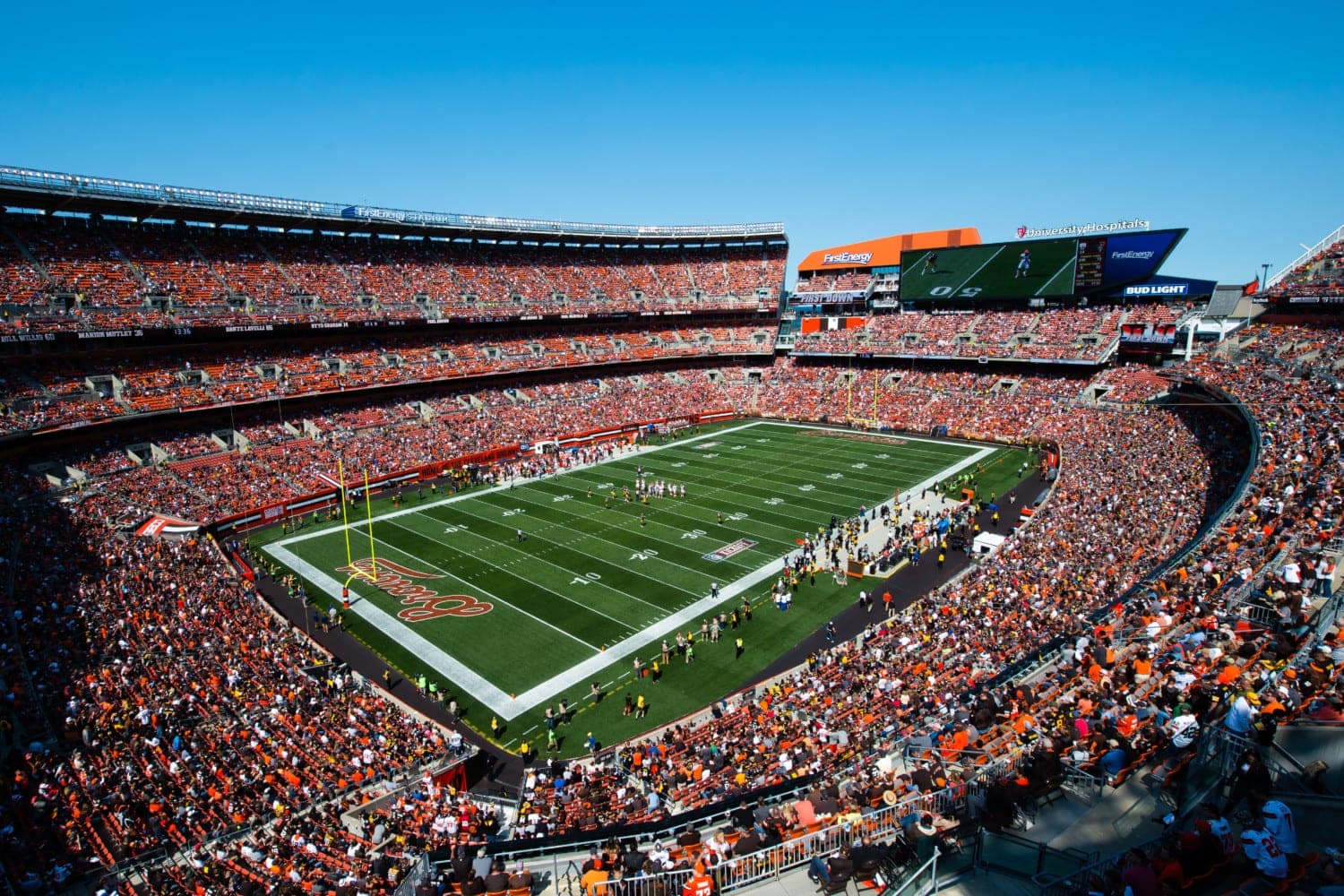 Professional football field